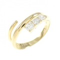 K18YG ダイヤモンド リング 0.29CT