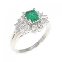 PT エメラルド リング 0.37CT