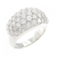 PT パヴェ ダイヤモンド リング 2.51CT