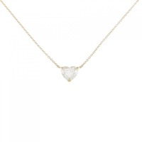【リメイク】K18YG ダイヤモンド ネックレス 0.784CT H SI1 ハートシェイプ