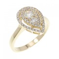 K18YG ダイヤモンド リング 0.50CT