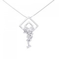 K18WG ダイヤモンド ネックレス 1.00CT