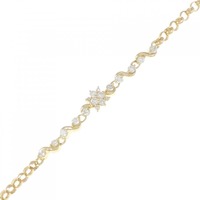 K18YG ダイヤモンド ブレスレット 0.75CT