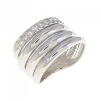 K18WG ダイヤモンド リング 0.33CT