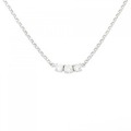PT スリーストーン ダイヤモンド ネックレス 0.70CT