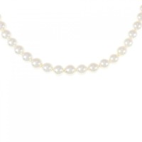 シルバークラスプ アコヤパール ネックレス 4.5-5.5mm