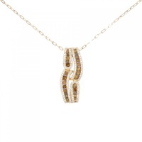 K18PG/750PG ダイヤモンド ネックレス 1.00CT