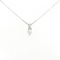 K18WG ダイヤモンド ネックレス 0.220CT