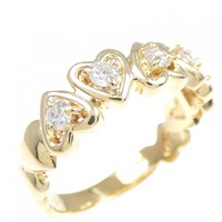 K18YG ハート ダイヤモンド リング 0.30CT