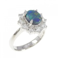 PT ブラックオパール リング 0.71CT