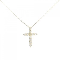 【リメイク】K18YG クロス ダイヤモンド ネックレス 0.25CT