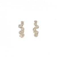 カシケイ ベゼルセッティング ピアス 0.50CT