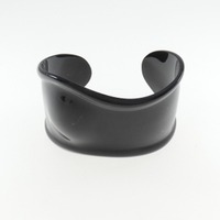 ティファニー ブラック ボーン カフ バングル