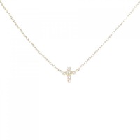ノジェス クロス ダイヤモンド ネックレス 0.03CT