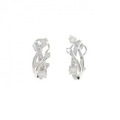 K18WG ダイヤモンド ピアス 1.00CT