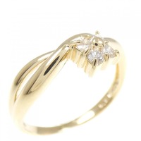 K18YG ダイヤモンド リング 0.16CT