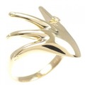 K18YG ハンド ダイヤモンド リング 0.03CT