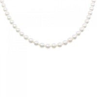 シルバークラスプ アコヤパール ネックレス 4.5-5.5mm