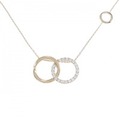 K18PG ダイヤモンド ネックレス 0.75CT