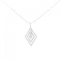 750WG ダイヤモンド ネックレス 0.80CT