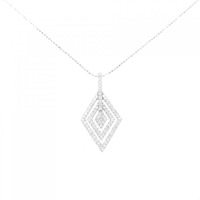 750WG ダイヤモンド ネックレス 0.80CT