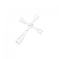 K18WG クロス ダイヤモンド ペンダント 0.20CT