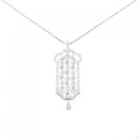 K18WG ダイヤモンド ネックレス 0.44CT