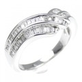 K18WG ダイヤモンド リング 0.35CT