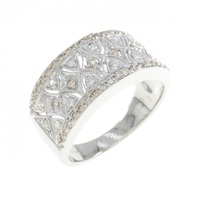 K18WG ダイヤモンド リング 0.50CT