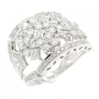 K18WG ダイヤモンド リング 1.25CT