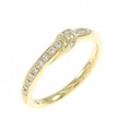 K18YG ダイヤモンド リング 0.076CT
