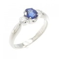 PT サファイヤ リング 0.56CT