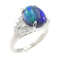 PT ブラックオパール リング 2.07CT