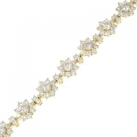 【新品】K18YG ダイヤモンド ブレスレット 9.00CT