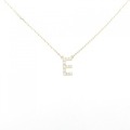 アーカー イニシャル ネックレス 0.05CT