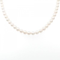 シルバークラスプ アコヤパール ネックレス 5.5-6mm