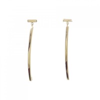 ティファニー Tワイヤー バー ピアス