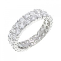PT フルエタニティ ダイヤモンド リング 2.20CT