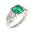 PT エメラルド リング 1.56CT コロンビア産