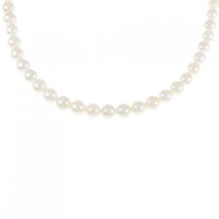 シルバークラスプ アコヤパール ネックレス 5-5.5mm