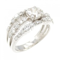PT ダイヤモンド リング 1.008CT FaB SI2 ファンシーカット