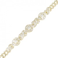 750YG ダイヤモンド ブレスレット 1.28CT