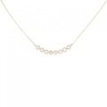 K18PG ダイヤモンド ネックレス 0.1CT
