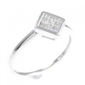 K18WG ダイヤモンド リング 0.20CT