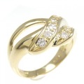 K18YG ダイヤモンド リング 0.36CT