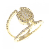 K18YG ダイヤモンド リング 0.60CT