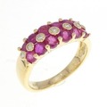 K18YG ルビー リング 1.50CT