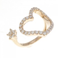 ポンテヴェキオ ハート ダイヤモンド リング 0.55CT