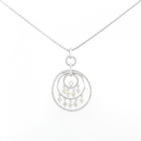 K18WG ダイヤモンド ネックレス 1.00CT