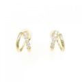 K18YG ダイヤモンド イヤリング 0.20CT